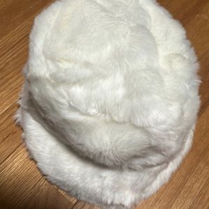 White Furry Women’s Hat